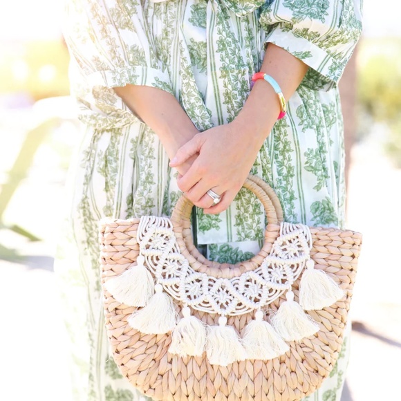 Green Gables Block Print Dress - Picture 2 of 2